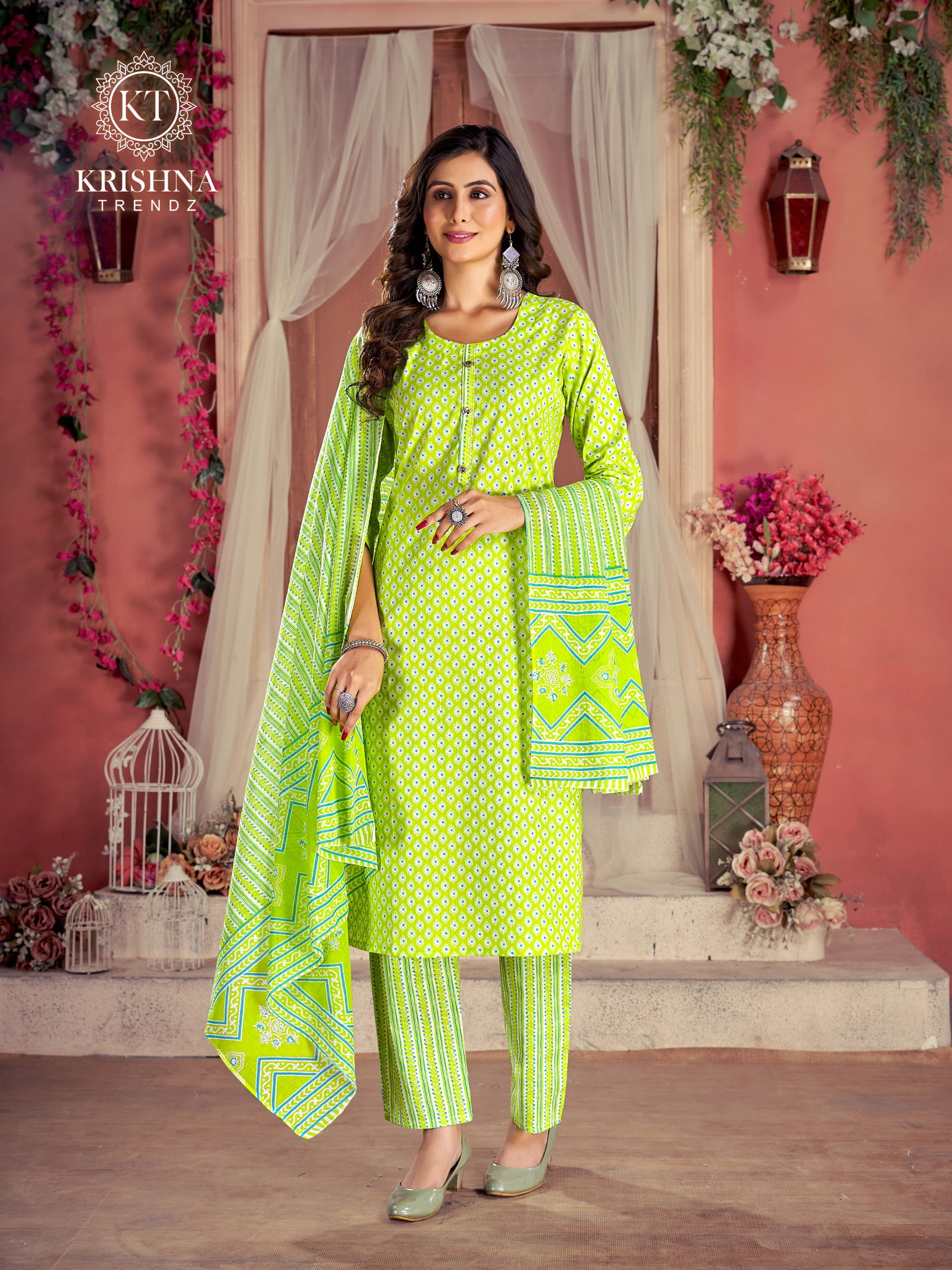 Summer Cotton Vol 1 Jaipuri Print Cotton Kurti With Bottom Dupatta Wholesale Shop In Surat